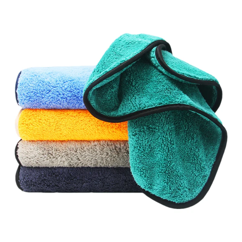CX wholesale Coral velvet Hemming Car Wash Dishcloth micro fiber microfiber office cloth  rags