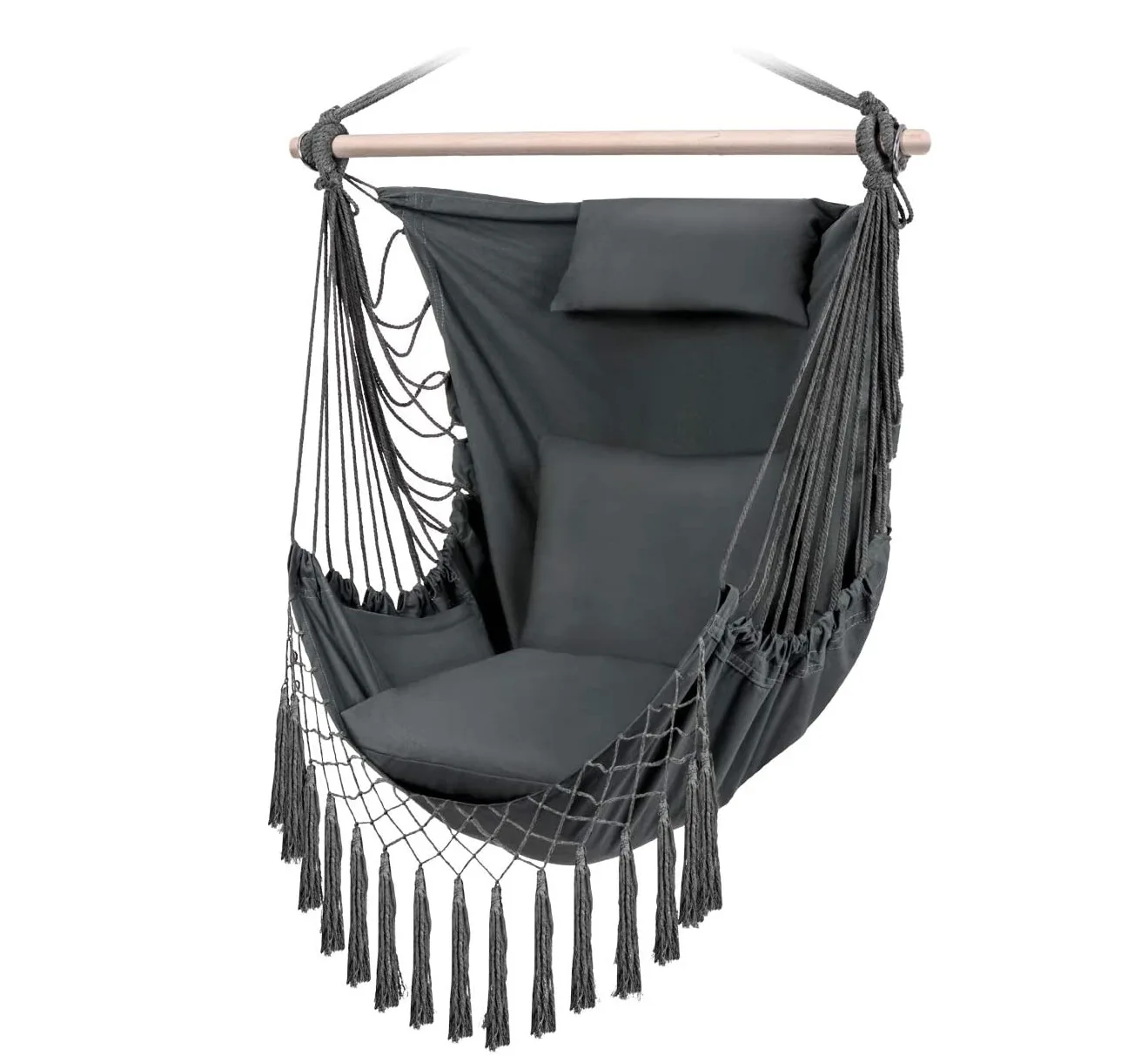 Garden Outdoor Canvas Hanging Hammock Chair Swing Hammock Chair