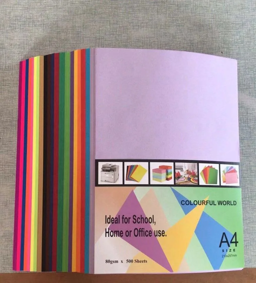 
diy color paper & origami paper &construction paper for office & stationery & school 