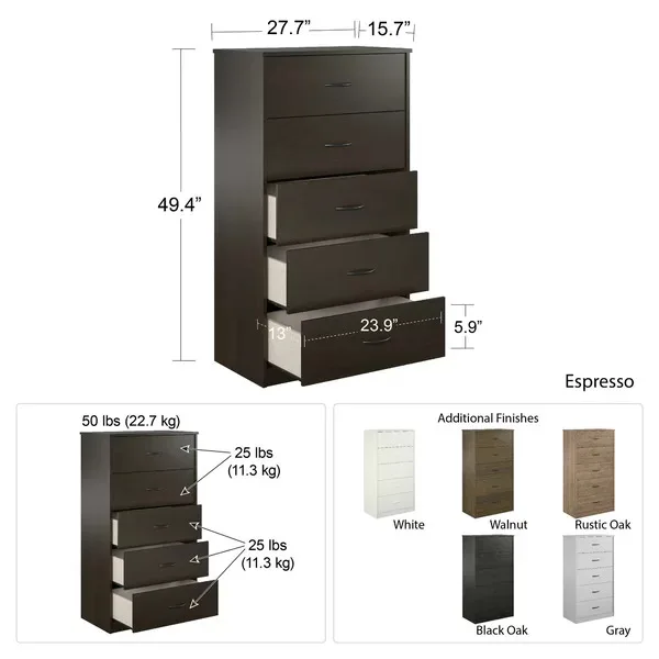 Online Shopping Platform Hot Sale Modern Style Wooden 6 Drawers Storage Cabinet Wood Dresser Cabinet