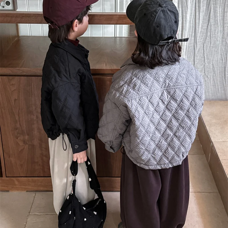 wholesale kids clothing winter children clothes baby thick soft stand outwear 1-7 year children coat boy and girls new Jacket