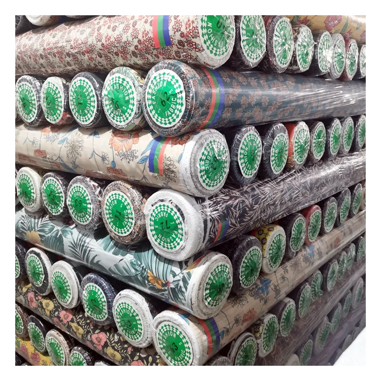 Shaoxing High Quality Wholesale Polyester Stretch DOBBY GGT Printed Fabric Stock Lot For Dress (1600383473535)