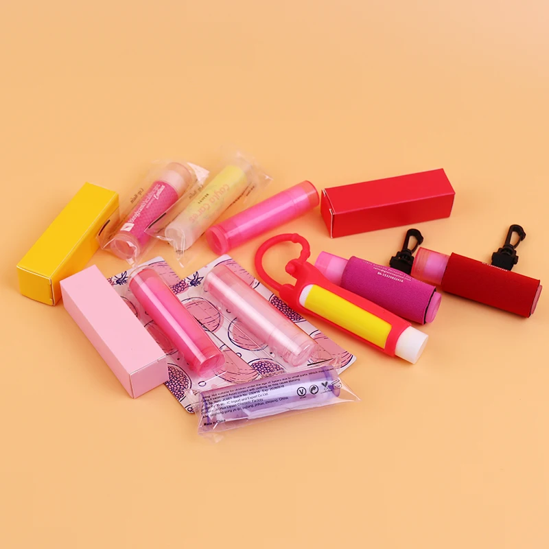 Custom Product Cute Vegan Tinted Honey Organic Kids Chapstick Lip Care SPF 15 Long Lasting Moisturizing Lip Balm with Logo