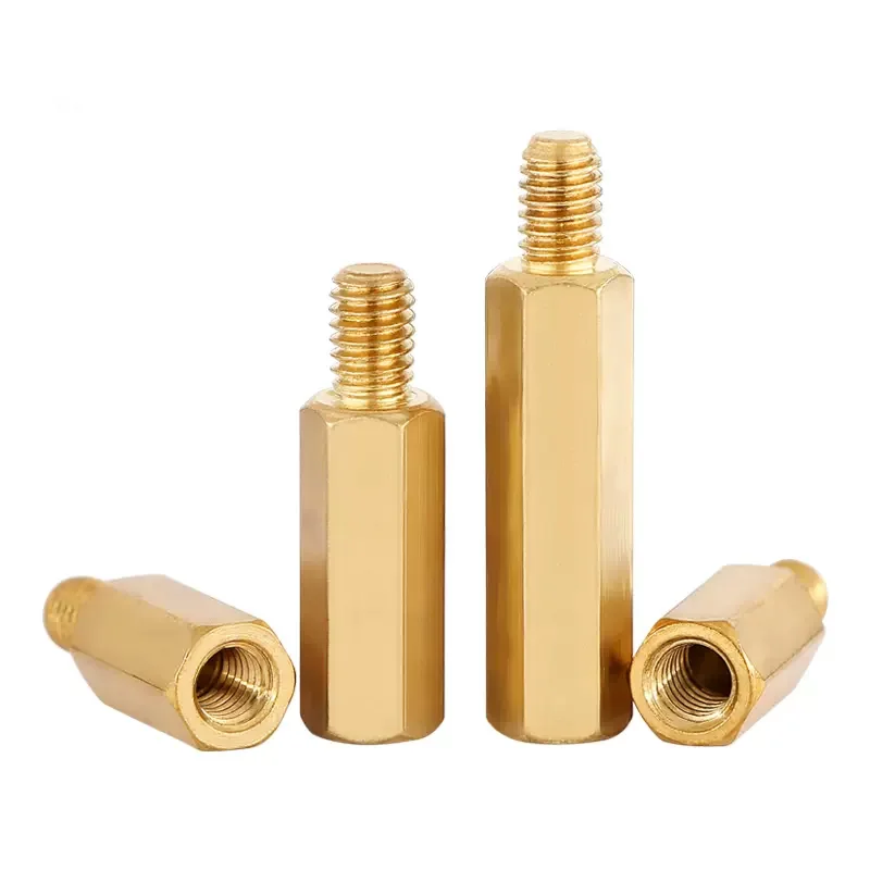 M3 single head hexagonal copper column screws hexagonal isolation column [M3 brass column series] screw caps