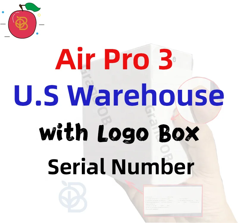 Original ANC Air Pro Airoha 1562 Noise Cancelling Rename GPS TWS Air 3 Air Pro 3 Wireless Earbuds