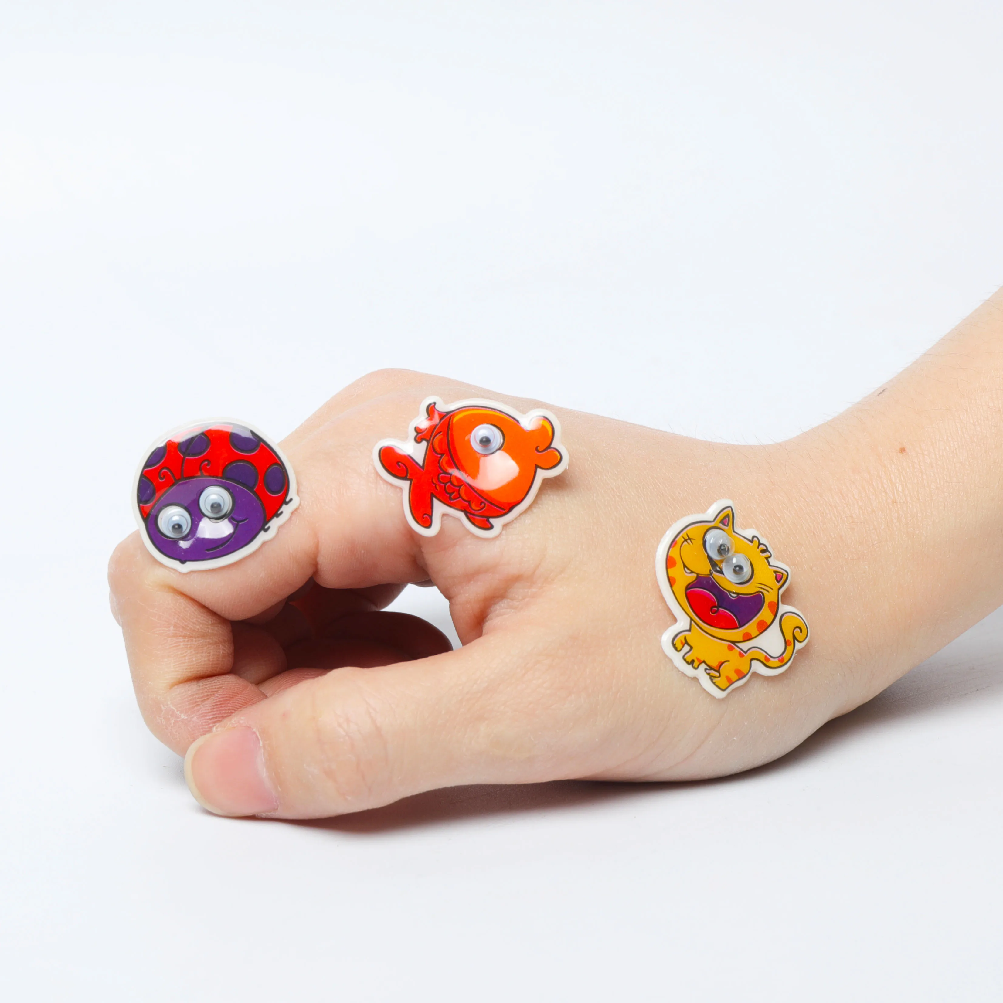 1mm scrapbooking custom foam puffy stickers printing cartoon sticker sheet for kids