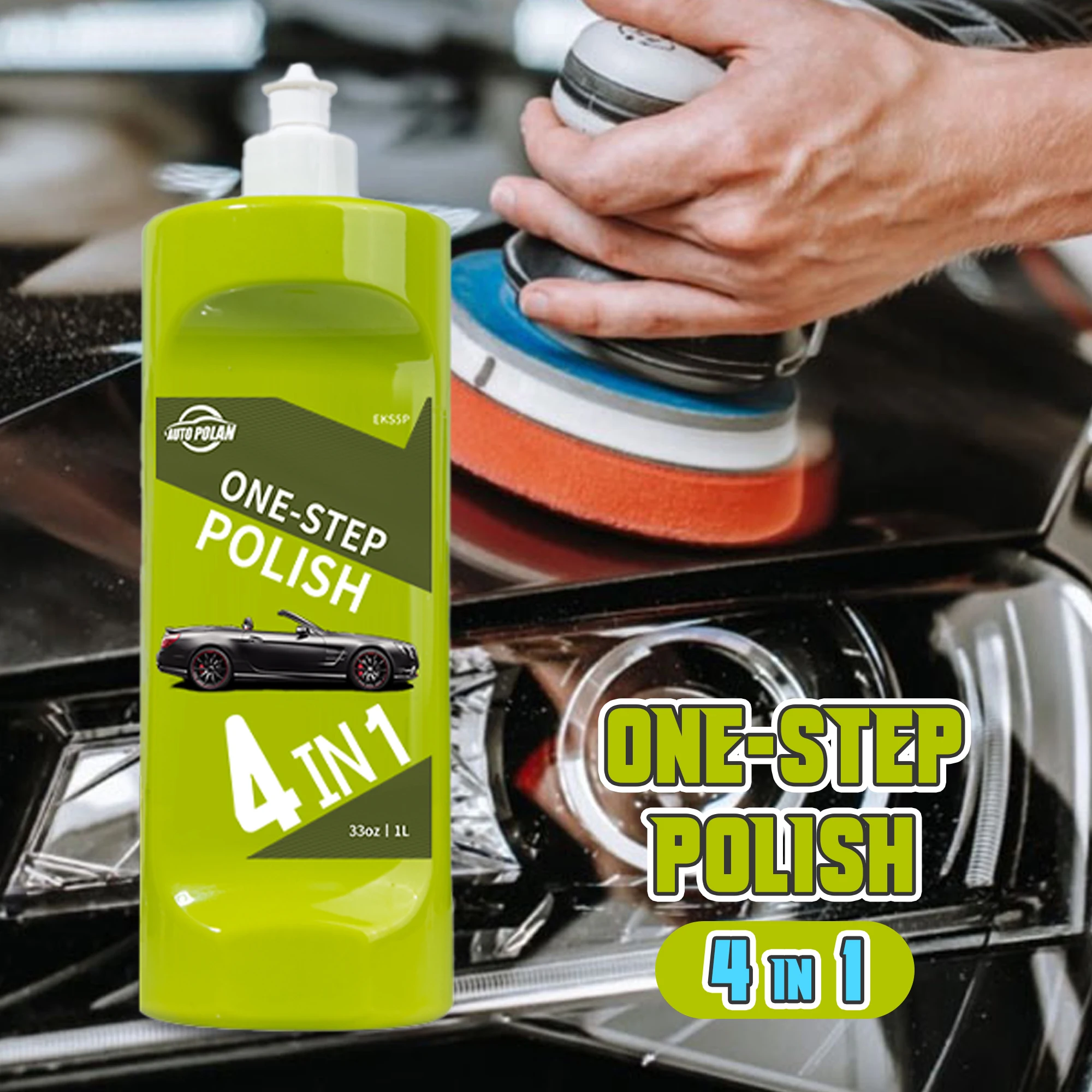 Autopolan Perfect-it Rubbing Compound & Machine Polish Kit 1 Qt Each For Car Polishing Car Care