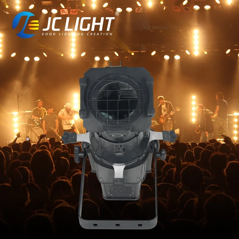 JC Leko 400w RGBW Full Color Profile Spotlight Theater Stage Studio Ellipsoidal 300w ww cw Led Leko Profile Light