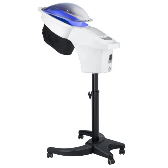 Newest Professional LED Lights O3 Ozone Micro Mist Hair Salon Spa Steamer Hair Treatment Processor