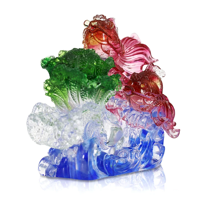 Luxury Crystal Cow Sculpture Gifts Bull Figurine Art Decor Crystal Home Decor Home Decoration Europe Animal Letterpress Printing