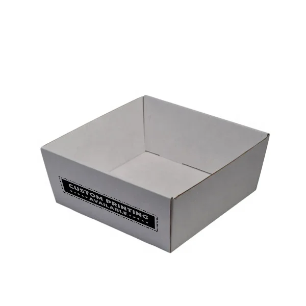 Bio-Degradable White  Paper Cardboard  Catering Tray   With  Lids