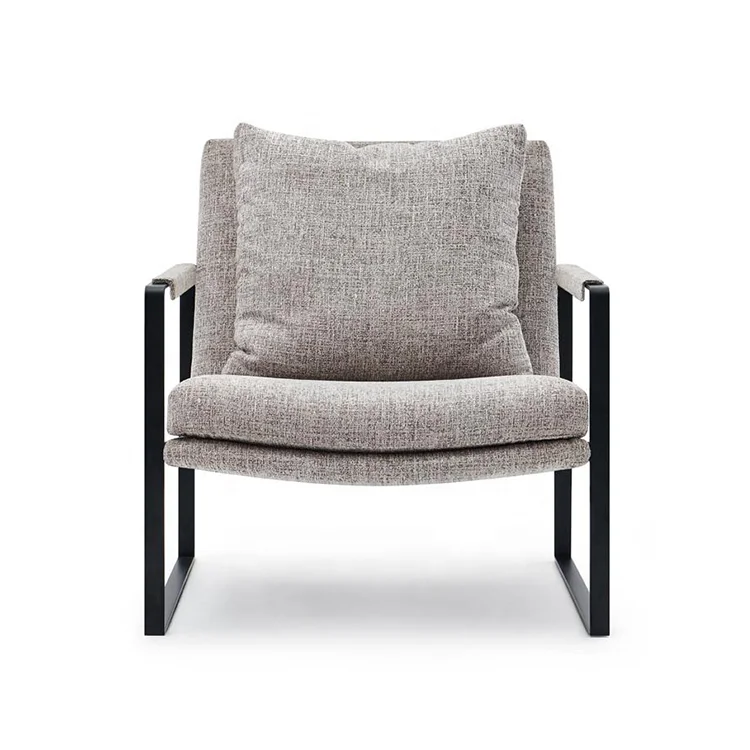 Foshan Xin Yu upholstered fabric armchair with armrests New hot selling products Hotel lounge chair Armchair living room chair