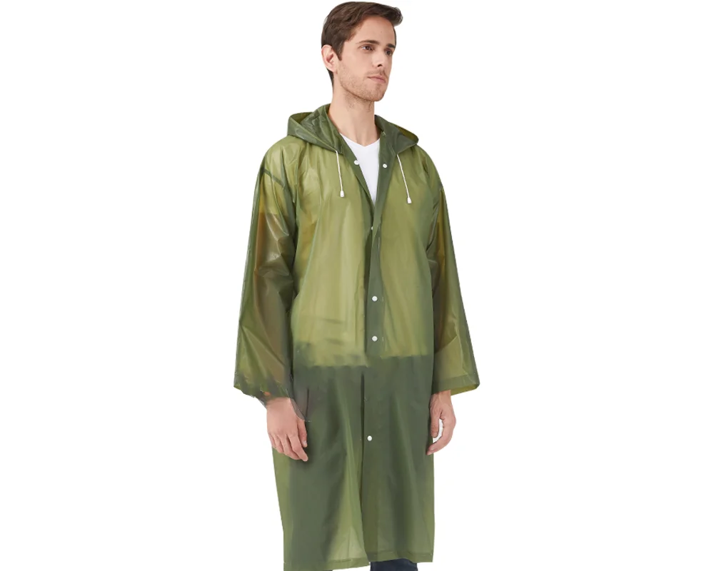 Hot selling waterproof extra large camouflage ponchos hiking poncho rain cota with low price