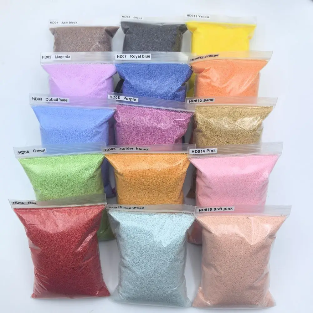 Granular Colorful Sand Wax for Candle Making Powder Sand Pearled bead Candle Wax