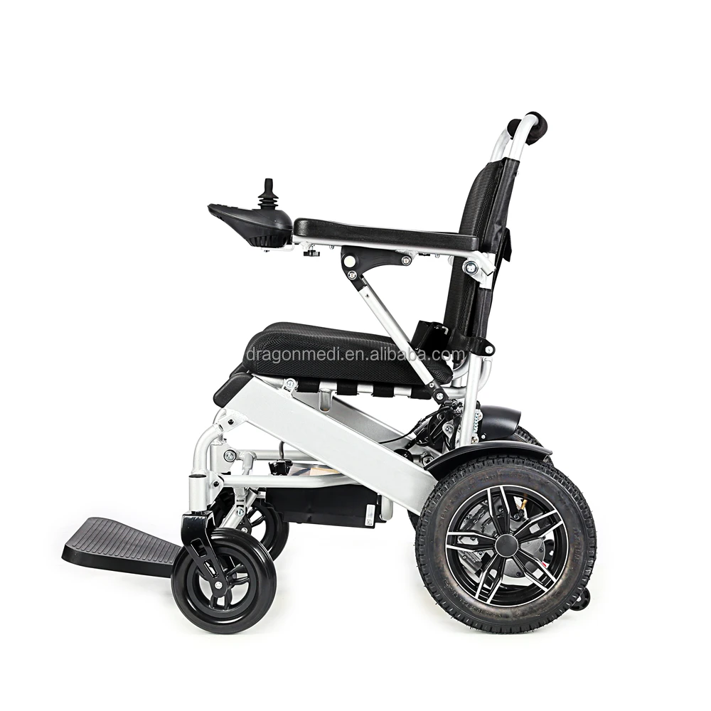 Factory Direct Sale Foldable Aluminum Alloy Electric Wheelchair High Power Wheelchair