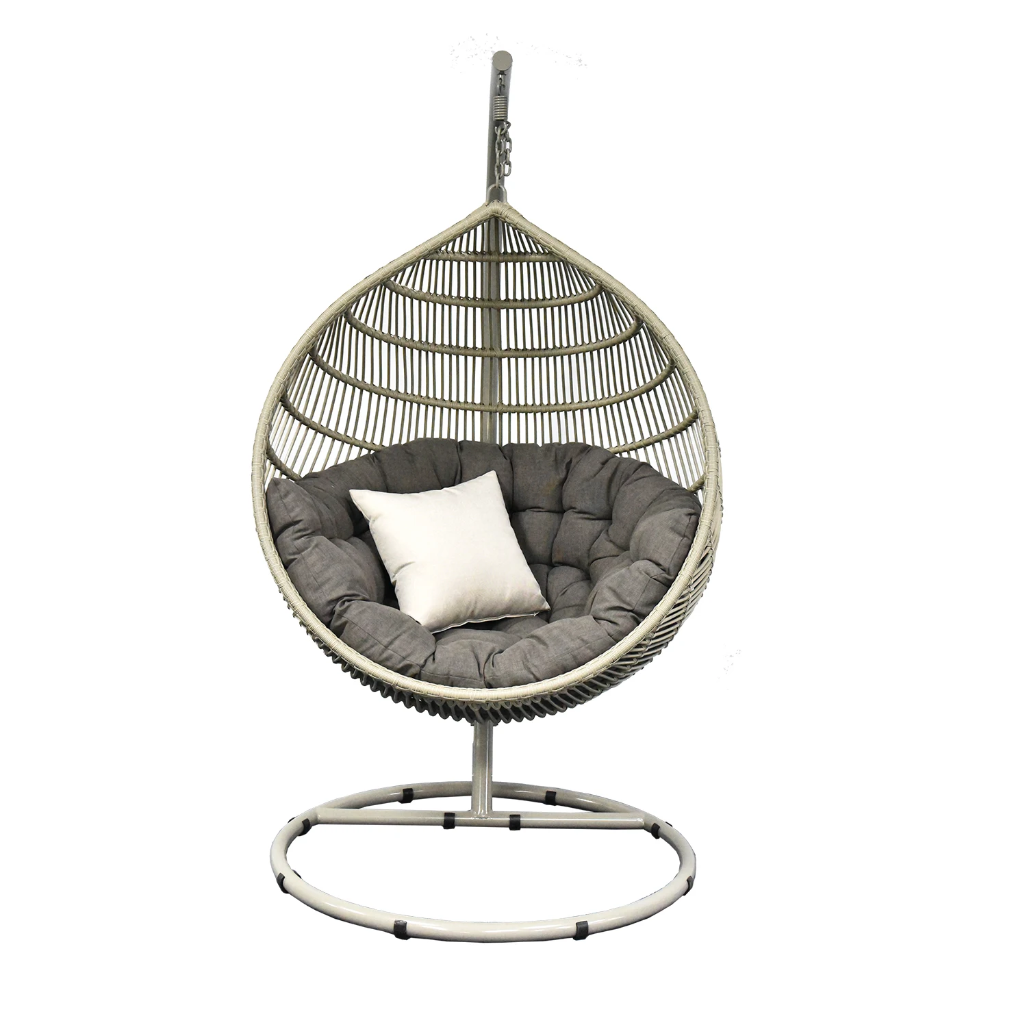 Открытый Висячий ротанг яйцо стул гамак качели стул с подставкой