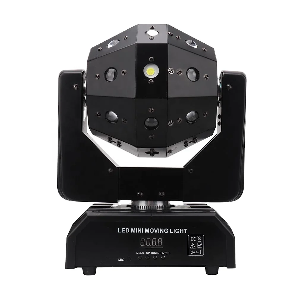 Kimu 16pcs 3in1 Rgb Laser Stage Beam Strobe Disco Lights Effect Dmx Led Beam Moving Head Light Dj Disco Ball