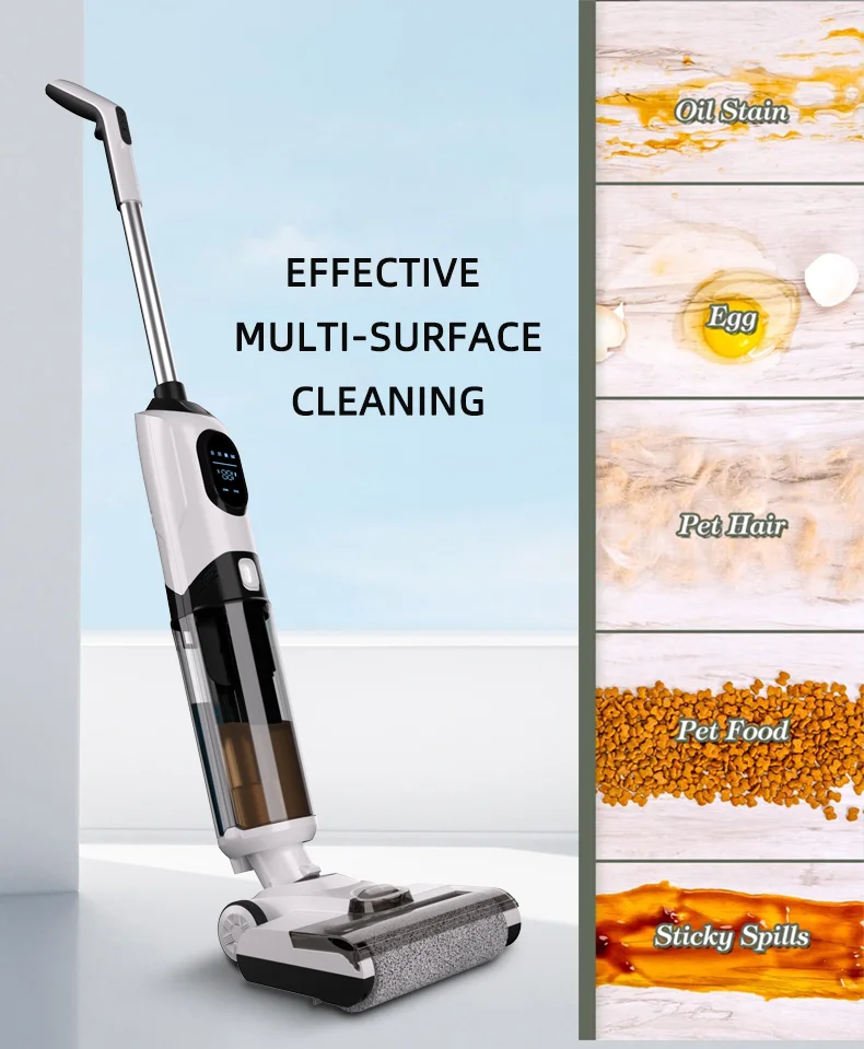 Multifunctional Light Weight Standing Cordless Vacuum Cleaner Carpet Cleaning