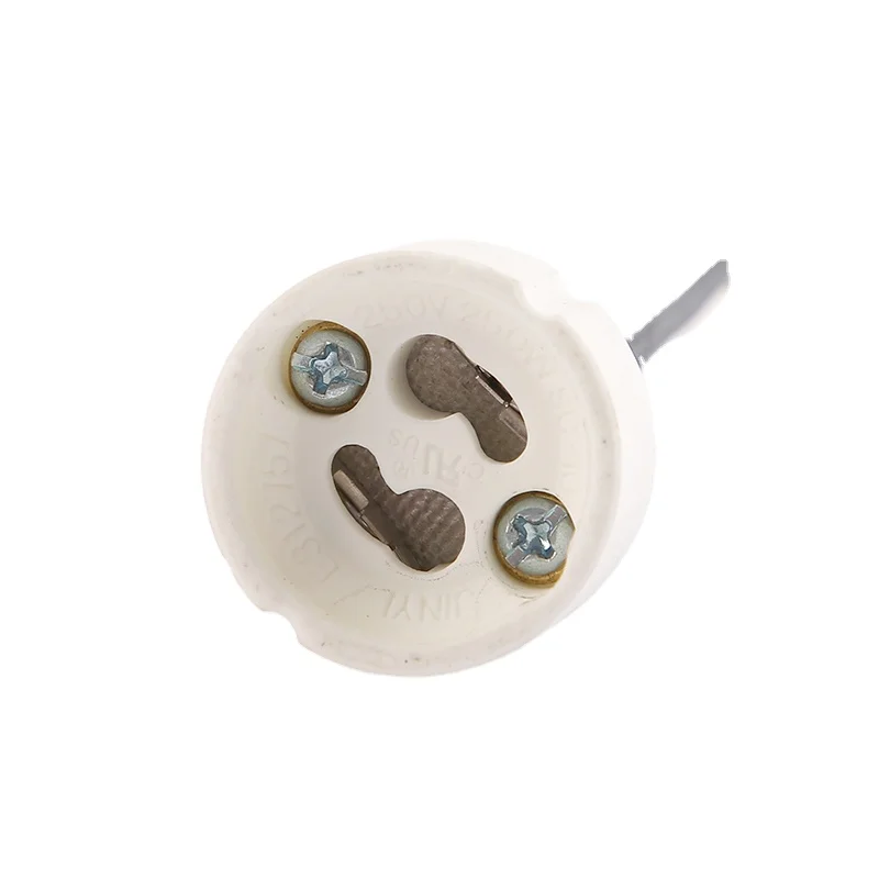 Gu10 lamp holder 250W 250V halogen sockets led profile halogen bulbs holder led light led mini spot light 1w