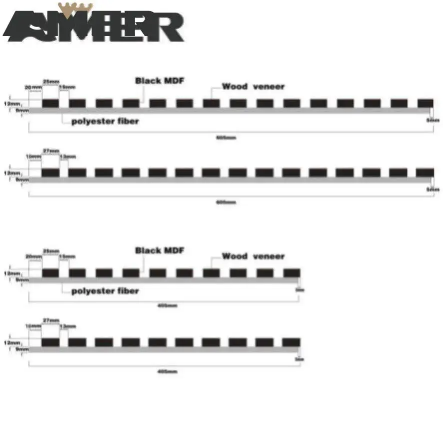 Amer Factory wholesale Factory Supply panel acoustic Sound Proof panels Acustic Wall panel