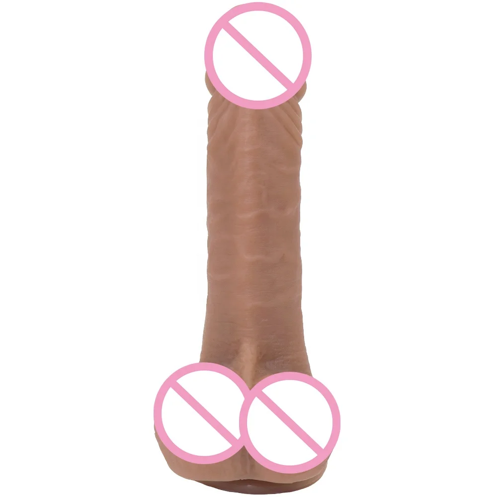 New Release 9 Inches High Quality Liquid Silicone Dildo Artificial Rubber Penis Rubber Big Cock Sex Toys For Women