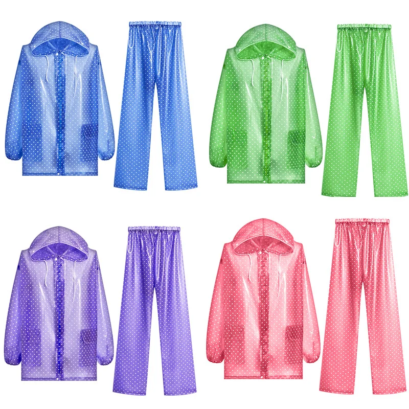 Custom rainsuit men 100% PVC waterproof rain suit heat welding rain coat waterproof motorcycle suit with hooded rain suit