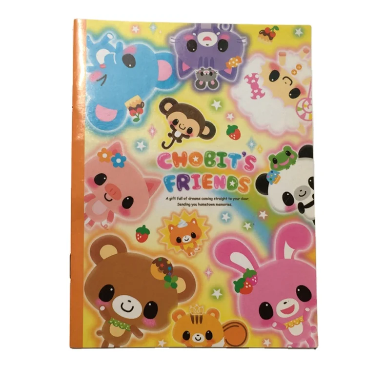 Customized A4 A5 A6 Children Blank Drawing Sketchbook Saddle Stitching Notebook School Student Exercise Book