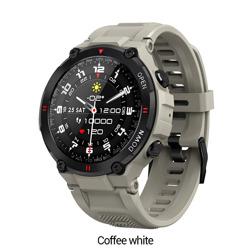 Smart Watch  IP67 waterproof BT APP control light and comfortable leathersmart watch for Android Ios smart watcht500