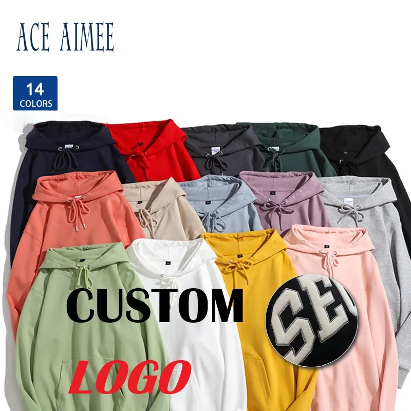 Кастомный логотип OEM размера плюс, женские толстовки с капюшоном, мужские и женские толстовки большого размера