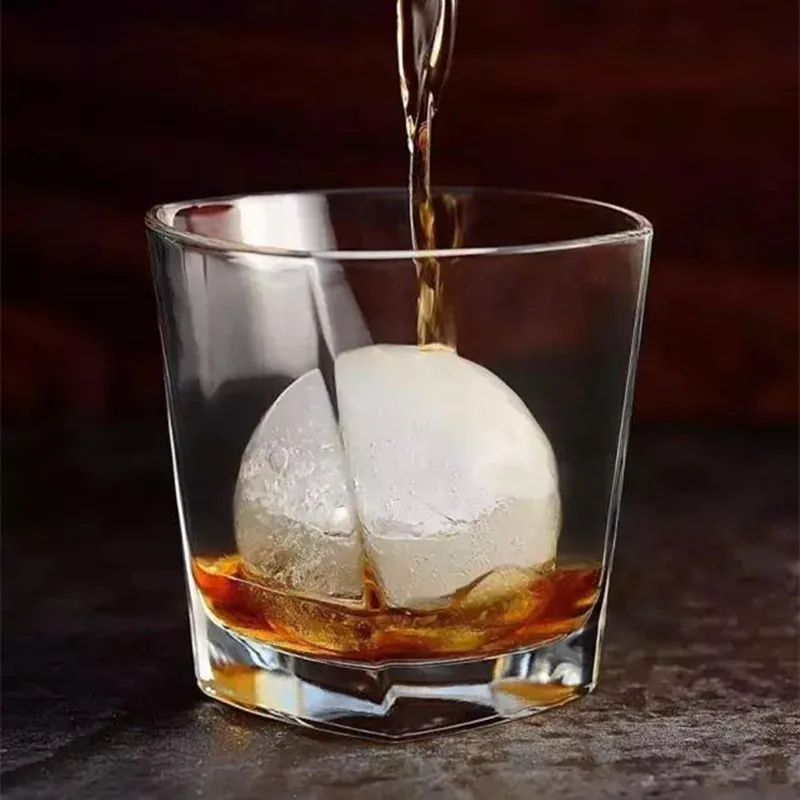Home ball ice maker 35 minutes 2PCS Whiskey Cocktail DIY Round Ball Ice Grid For Kitchen