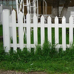 American Style Cheap PVC Plastic Decorative Picket Garden Fence Panel