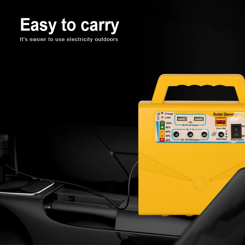 Portable Generator Mini Solar System Dc Solar Kit System 20w Mini Solar Light Kits For Home