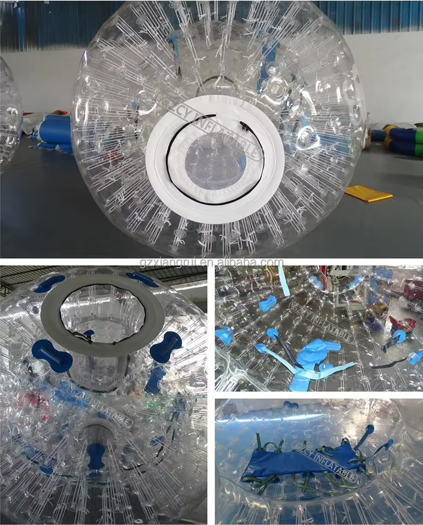 Factory Price PVC Human Soccer Ball Inflatable Body Bumper Ball for Outdoor Sport