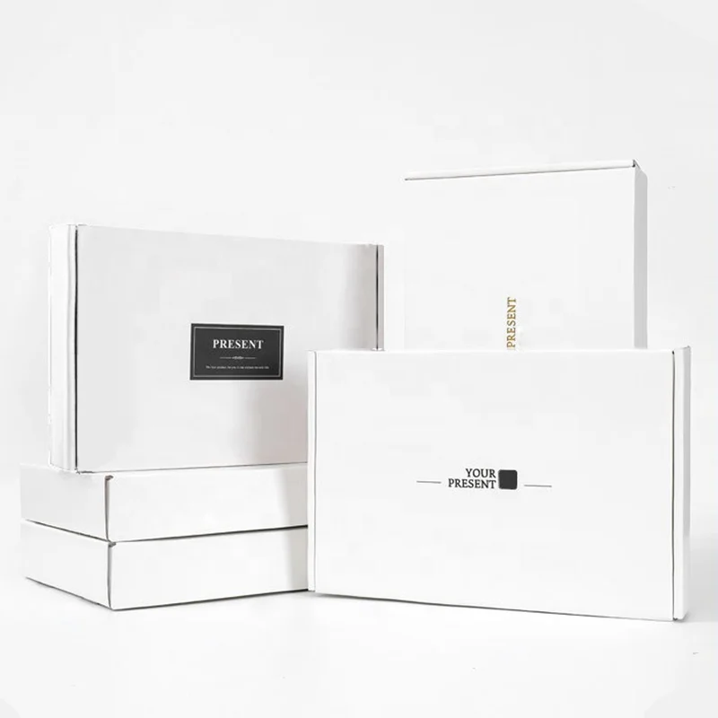 wholesale Baby Gift Box White Airplane Box Extra Hard Clothing Packaging Box Large Size Foldable Carton