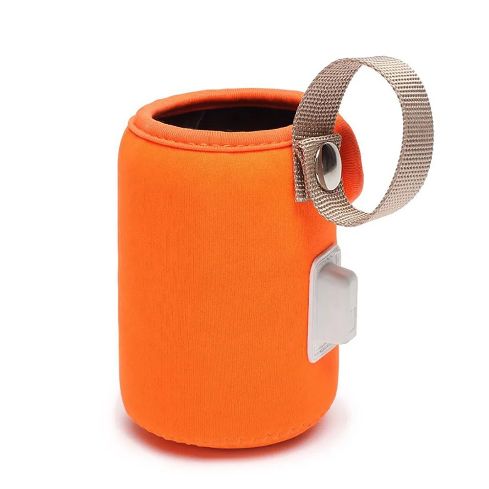 Portable Bottle Warmer Keeper USB Travel Bottle Warmer for Breast milk Neoprene Travel Car  Heated Baby Bottle Cooler Cover