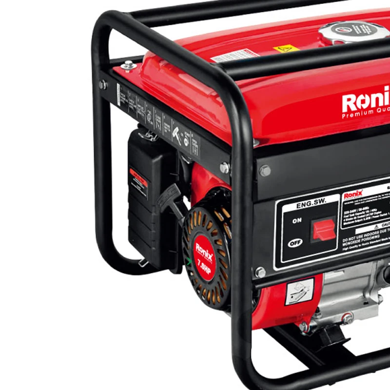 RONIX RH-4705 copper 2800-3000W 7HP 210cc mini Gasoline Engine Portable Power Electric diesel silent Gasoline Generator