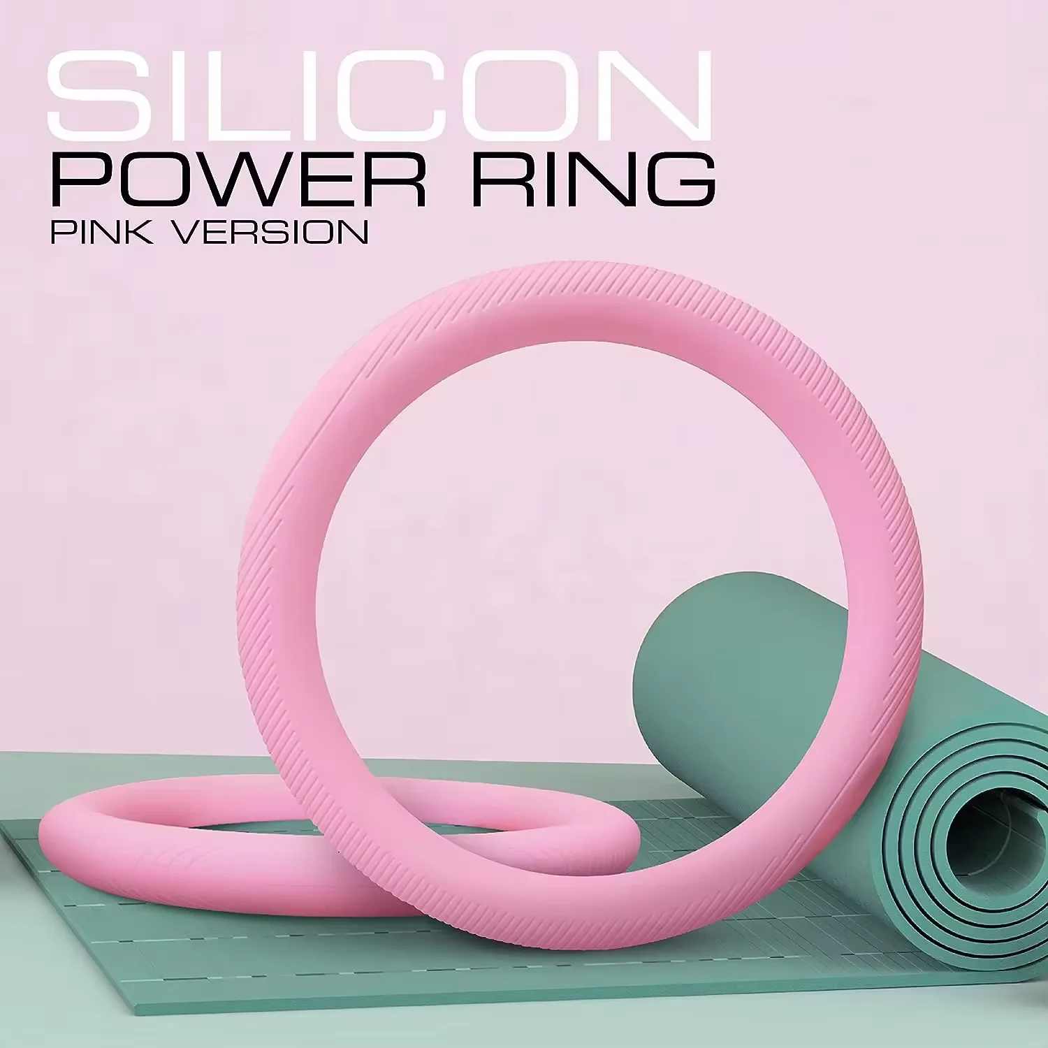 Wholesale Hand Weights Silicone Dumbbell Ring Wrist Ankle Weights Long Barbell Yoga Mat Pilates Kit Freight Weights Dumbbells