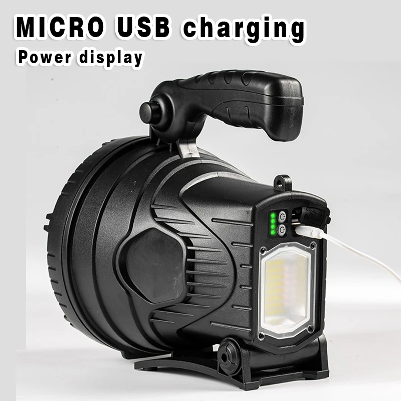 Outdoor Camping Portable Powerful Lamp Torch Led Spotlight Flashlight Searchlight With P90 Lamp Beads