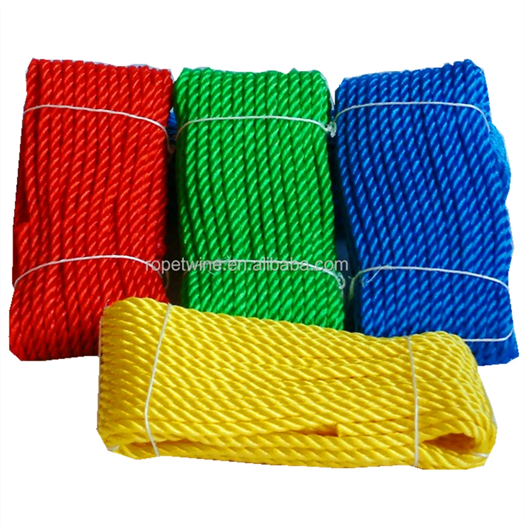 Китайский завод поставляет высокопрочный полиэтиленовый канат для упаковки пресс-подборщиков 3 или 4 нити под заказ