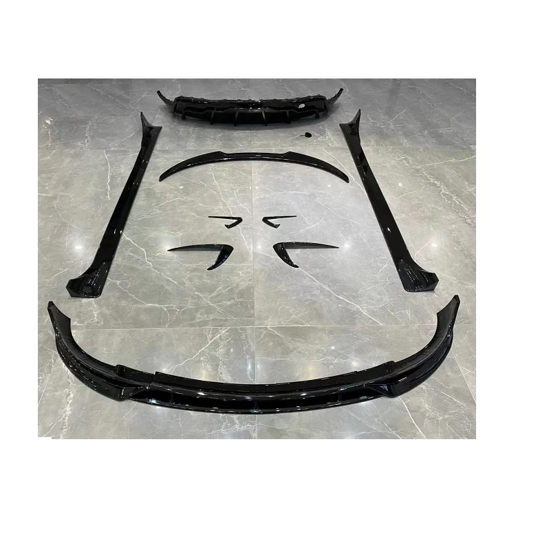 Car modified upgrade facelift kits Fast style Aero kits Front bumper splitter rear diffuser spoiler For Tesla Model Y