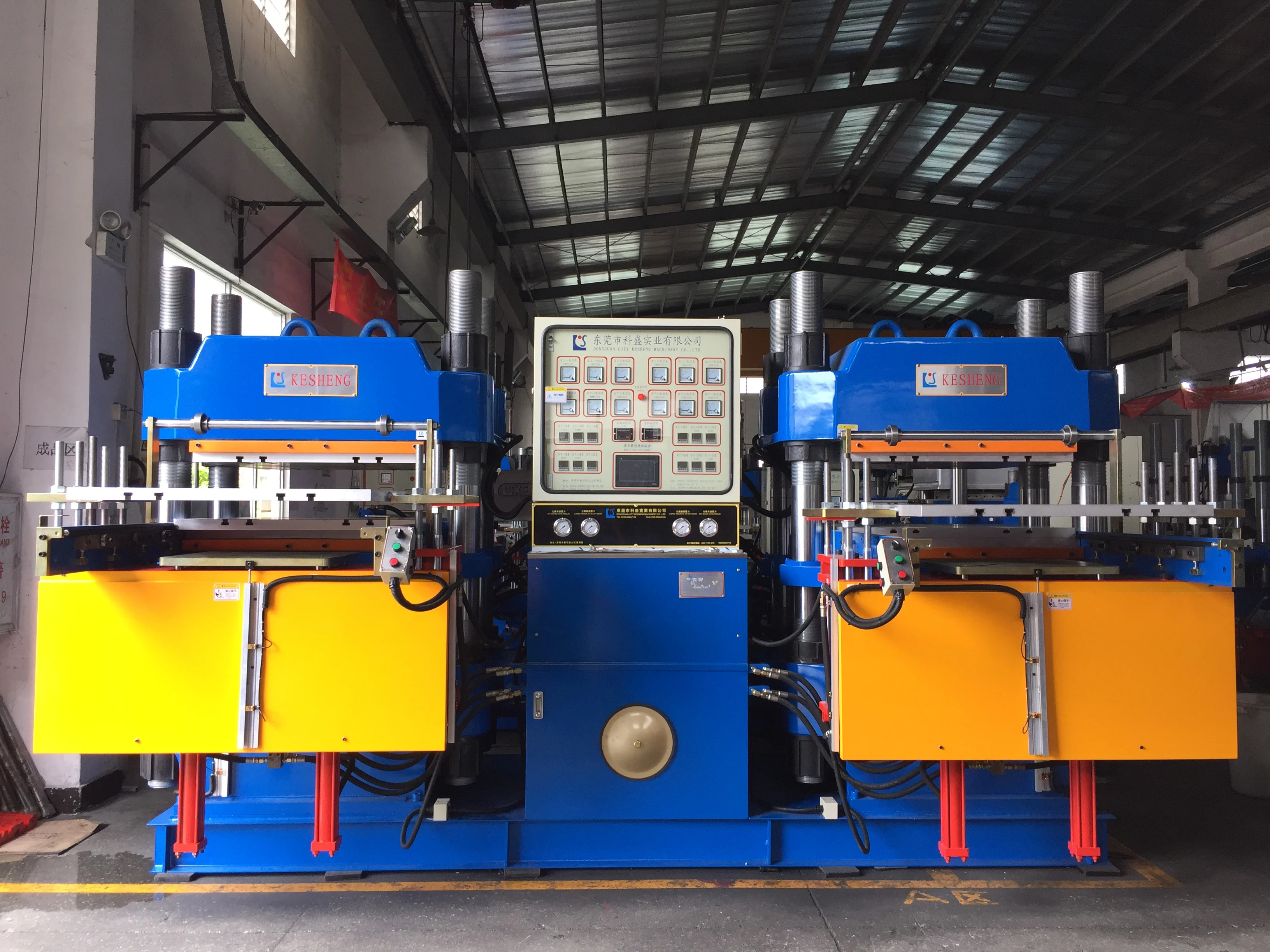 Double station automatic front-style 2RT hydraulic molding machine for making silicon rubber products Vulcanizing Press machine