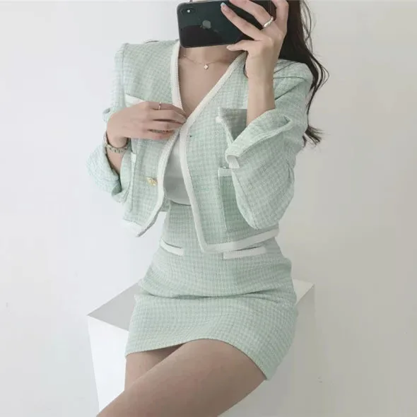 fashion sexy skirt set cotton skirts women high waist skirt sets women 2 piece outfits