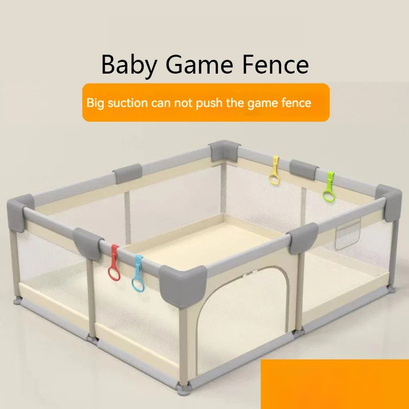 Popular Style Washable Seamless Outside Door Design Large Foldable Multifunction Baby Playpen
