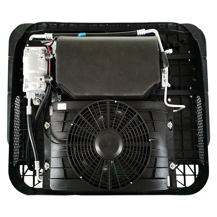 Hot Selling 12v Truck Parking Air Conditioner, Rooftop 24 Volt Rv Air Conditioner, Roof Mounted Air Conditioner Compressor //