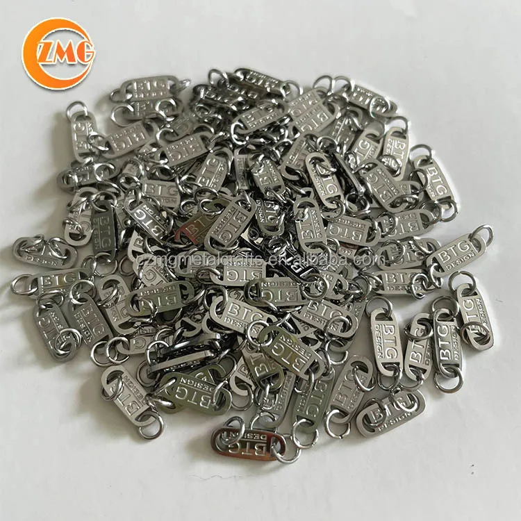 hot sale personalized engraved stainless steel jewelry tags