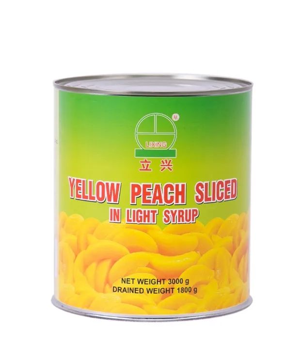 Healthy China Product canned food peach slice with sweet tasty