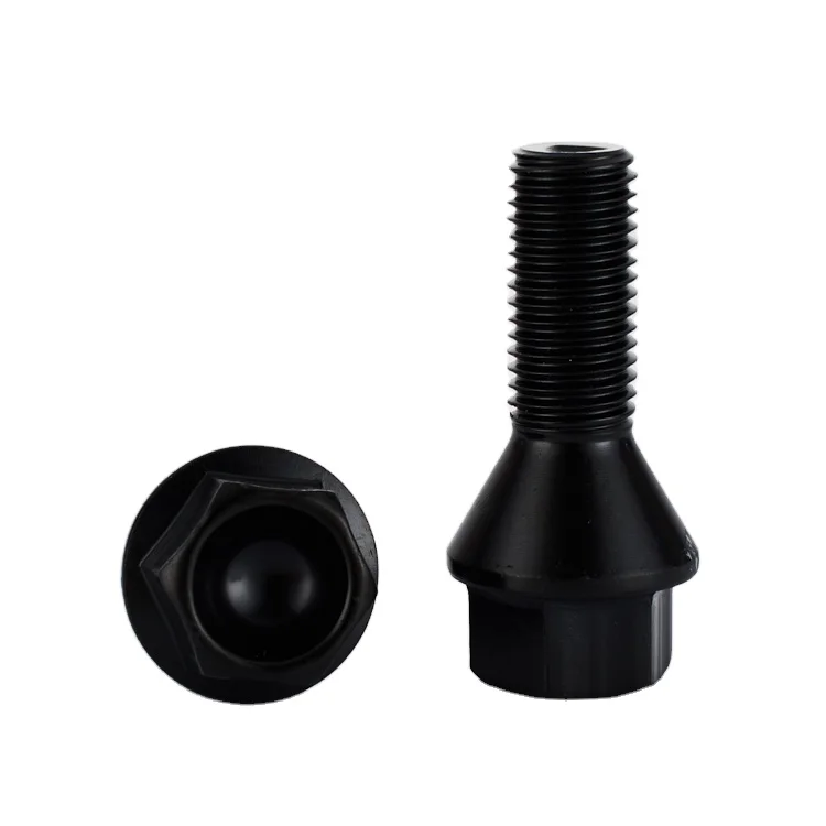 36136781150 for bmw Wholesale made in china car balanced wheel bolts practical black steel hex head wheel bolts