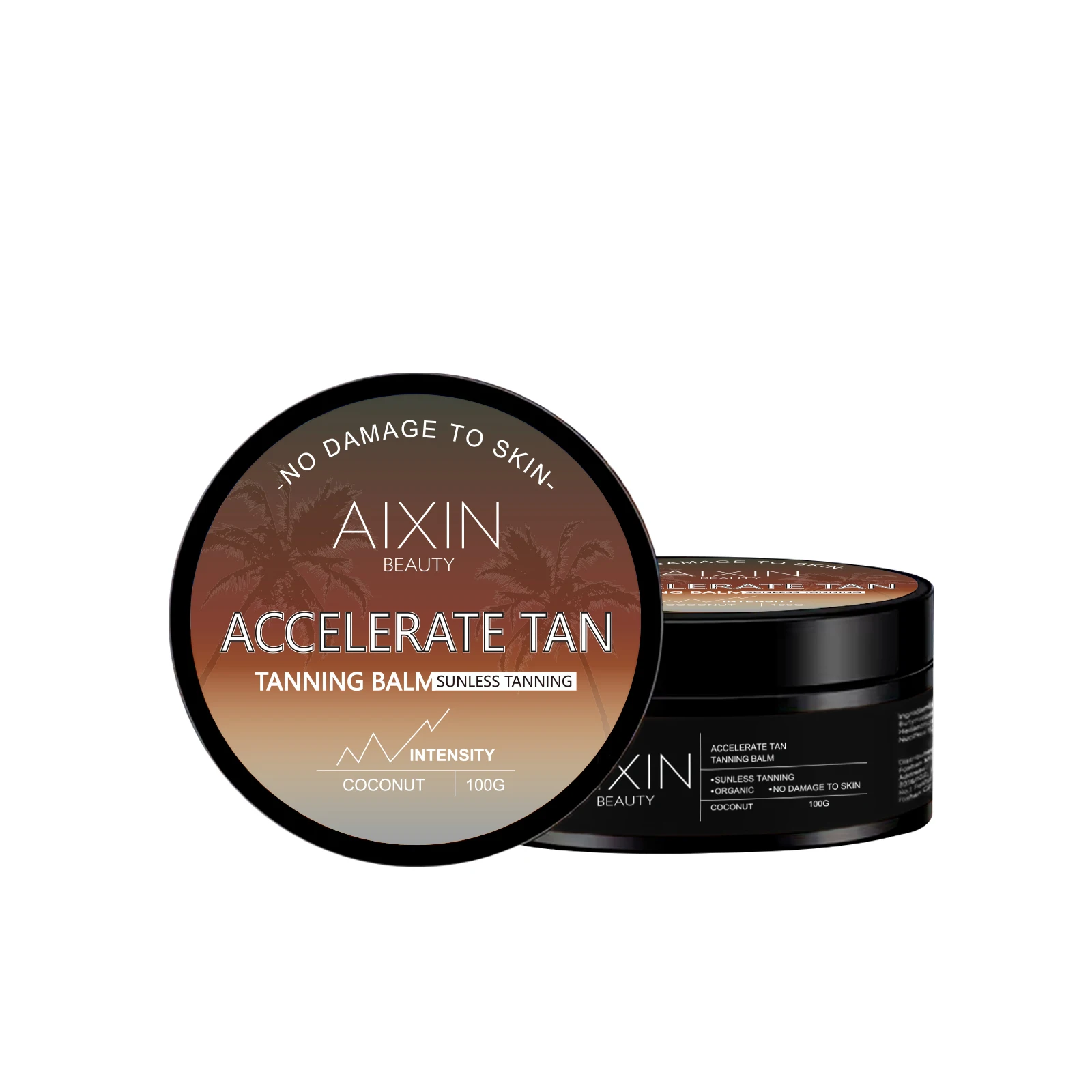 AiXin Private Soft Label Tanning  Haute Beauty For Sunbeds & Outdoor Sun Haute Beauty coconut Tanning Gel