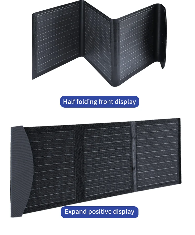 Portable 40W Solar Panel Kit with Rating Foldable Solar Panel for Home Use and outdoor PV Modules Included