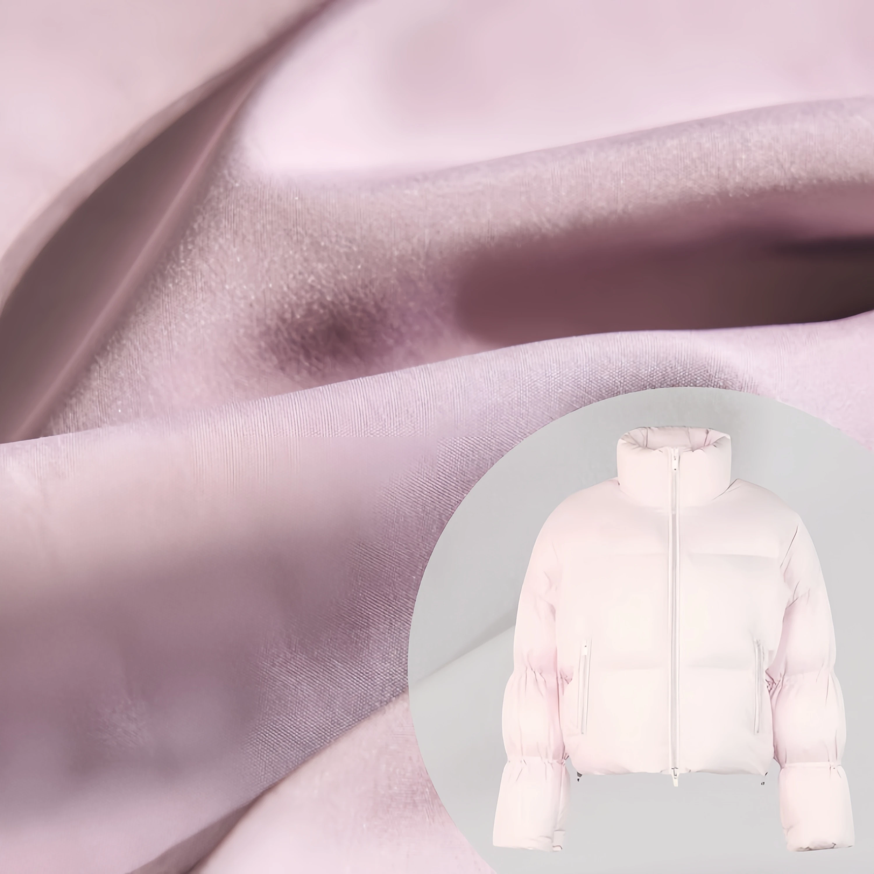 Hot Selling 100% Polyester Taffeta Pongee Fabric GRS 300T Pongee Fabric For Down Jacket Lining Mattress-Cover